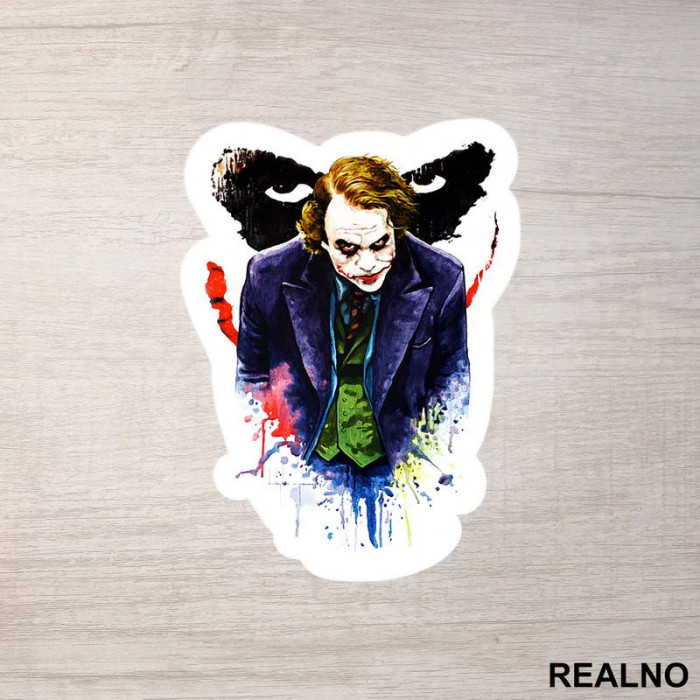 Behind The Smile - Joker - Nalepnica