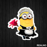 French Maid - Minions - Nalepnica