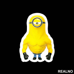 Bodybuilder - Minions - Nalepnica Bodybuilder - Minions - Nalepnica