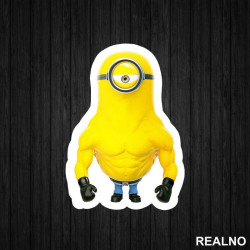 Bodybuilder - Minions - Nalepnica Bodybuilder - Minions - Nalepnica