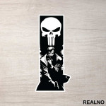 Crumbling Skull - Punisher - Nalepnica
