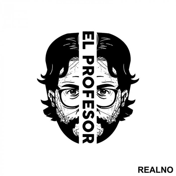 El Profesor - The Professor Split - La Casa de Papel - Money Heist - Nalepnica