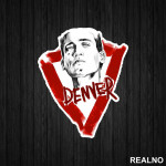 Denver Red Lines - La Casa de Papel - Money Heist - Nalepnica