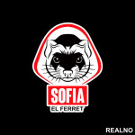 Sofia El Ferret - La Casa de Papel - Money Heist - Nalepnica