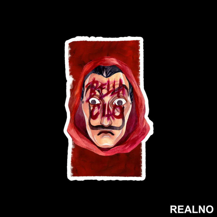 Bella Ciao Blood - La Casa de Papel - Money Heist - Nalepnica