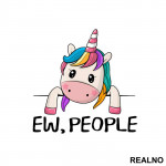EW People - Unicorn - Jednorog - Nalepnica