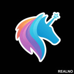 Magical Horn - Unicorn - Jednorog - Nalepnica