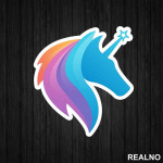 Magical Horn - Unicorn - Jednorog - Nalepnica