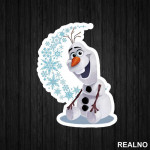 Olaf And The Moon Of Stars - Frozen - Nalepnica