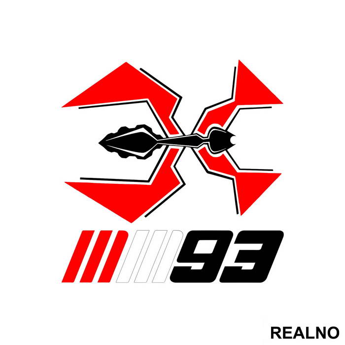 Marquez Ant Logo - 93 - MotoGP - Sport - Nalepnica
