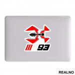 Marquez Ant Logo - 93 - MotoGP - Sport - Nalepnica