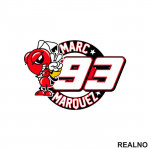 Marquez Ant Peace Sign - 93 - MotoGP - Sport - Nalepnica