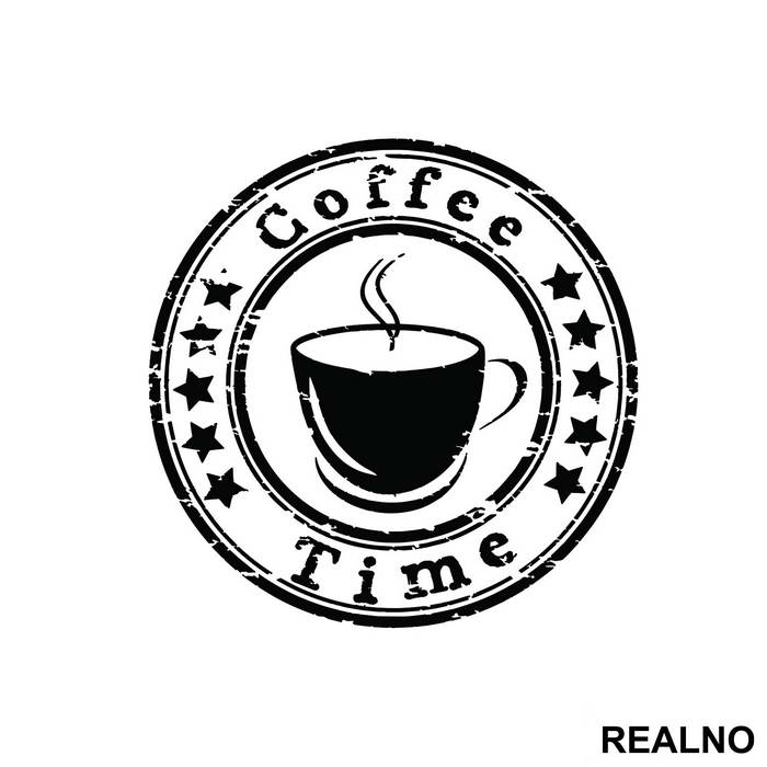 Coffee Time - Kafa - Nalepnica