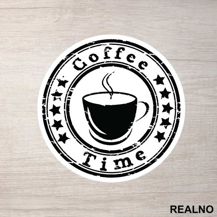 Coffee Time - Kafa - Nalepnica
