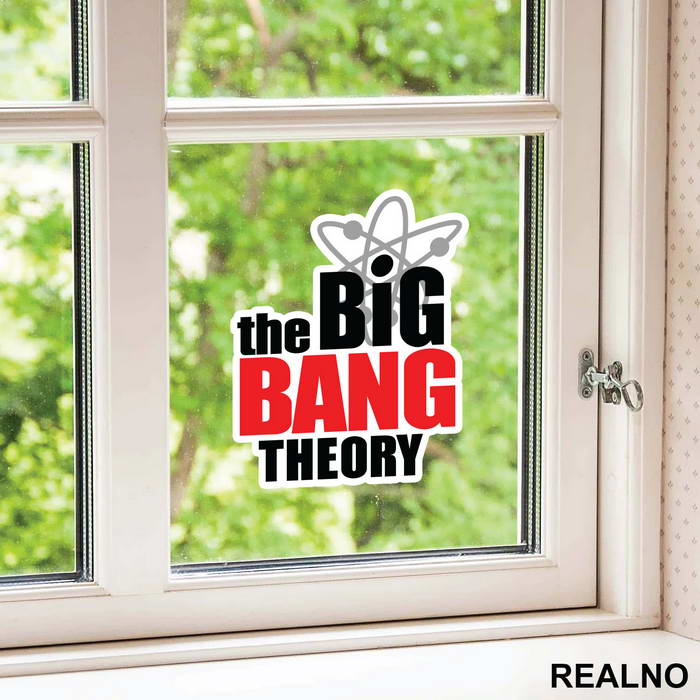 Logo - The Big Bang Theory - TBBT - Nalepnica