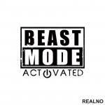 Beast Mode Activated - Trening - Nalepnica