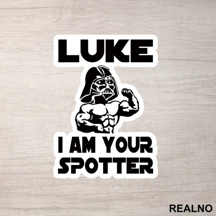 Luke, I'm Your Spotter - Trening - Nalepnica