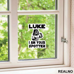 Luke, I'm Your Spotter - Trening - Nalepnica Luke, I'm Your Spotter - Trening - Nalepnica