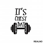 It's Chest Day - Trening - Nalepnica