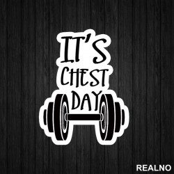 It's Chest Day - Trening - Nalepnica It's Chest Day - Trening - Nalepnica