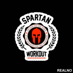 Spartan Workout - Trening - Nalepnica Spartan Workout - Trening - Nalepnica