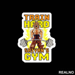 Train Hard Saiyan's Gym - Trening - Nalepnica