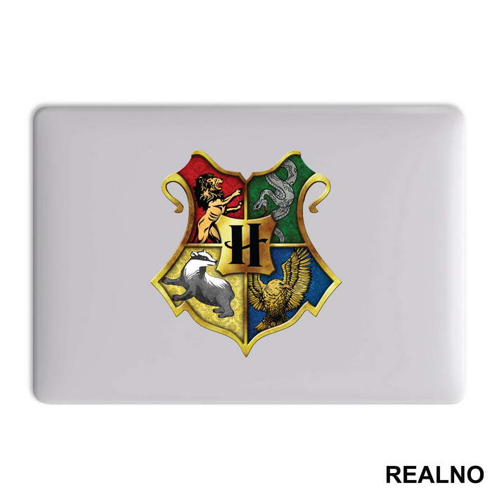 Houses Of Hogwarts - Harry Potter - Nalepnica