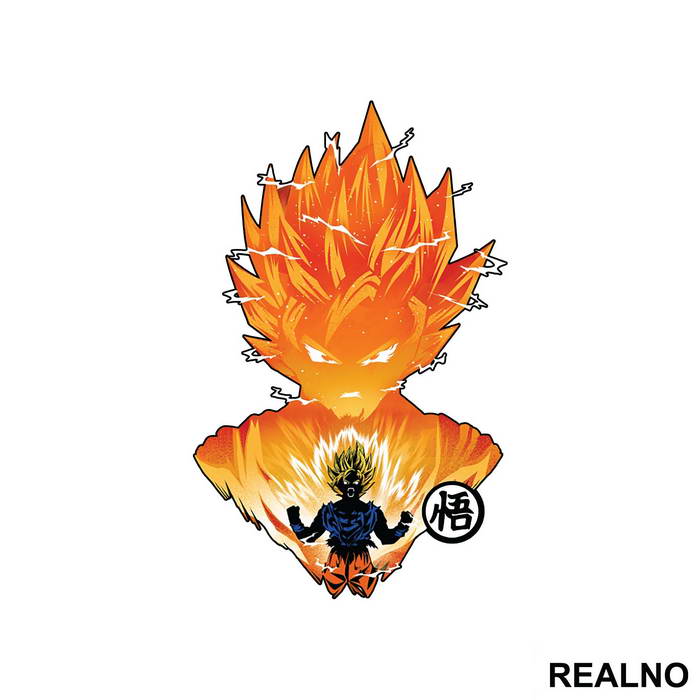 True Power - Goku - Dragon Ball - Nalepnica