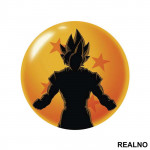 Standing - Goku - Dragon Ball - Nalepnica