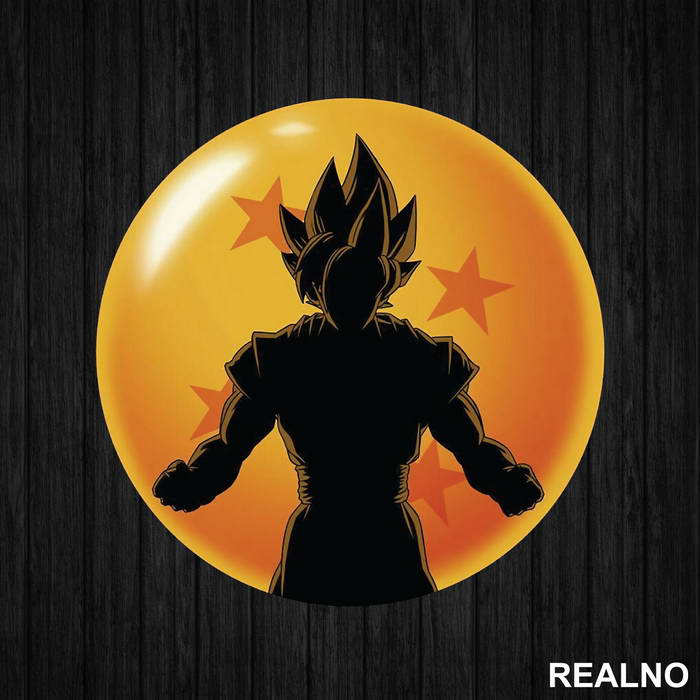 Standing - Goku - Dragon Ball - Nalepnica