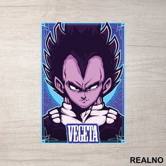 Vegeta Portrait - Goku - Dragon Ball - Nalepnica