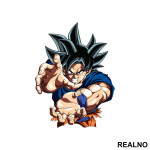 Casting Kamehameha - Goku - Dragon Ball - Nalepnica