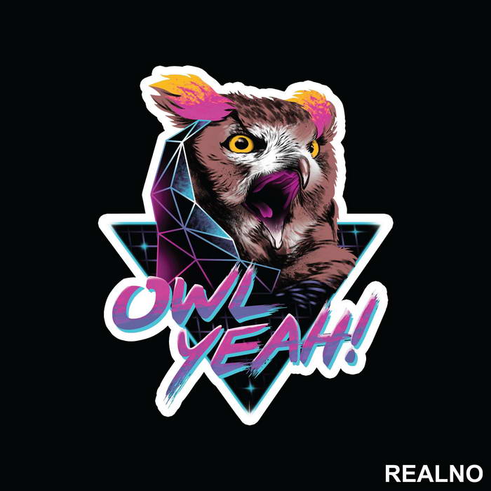 Owl Yeah - Životinje - Nalepnica