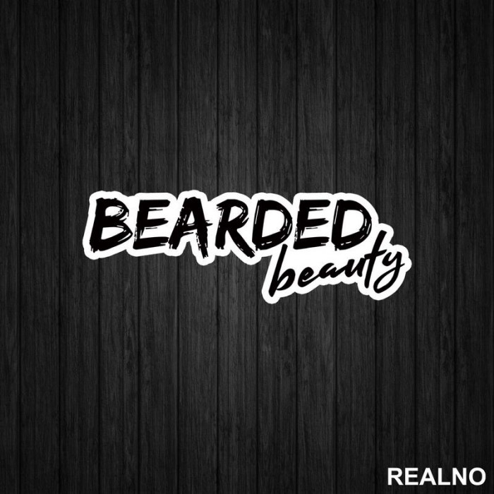 Bearded Beauty - Brada - Beard - Nalepnica
