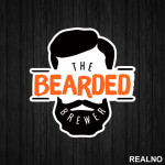 The Bearded Brewer - Brada - Beard - Nalepnica