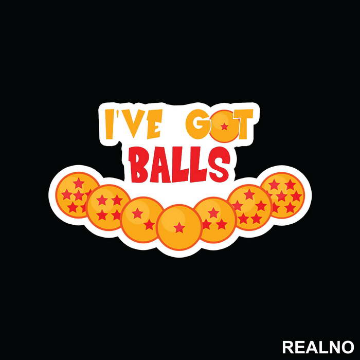 I've Got Balls - Goku - Dragon Ball - Nalepnica