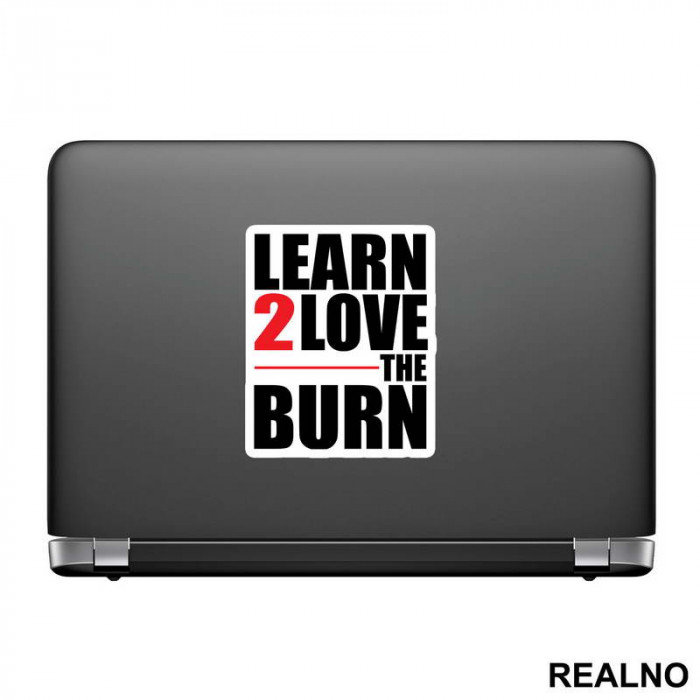 Learn To Love The Burn - Trening - Nalepnica