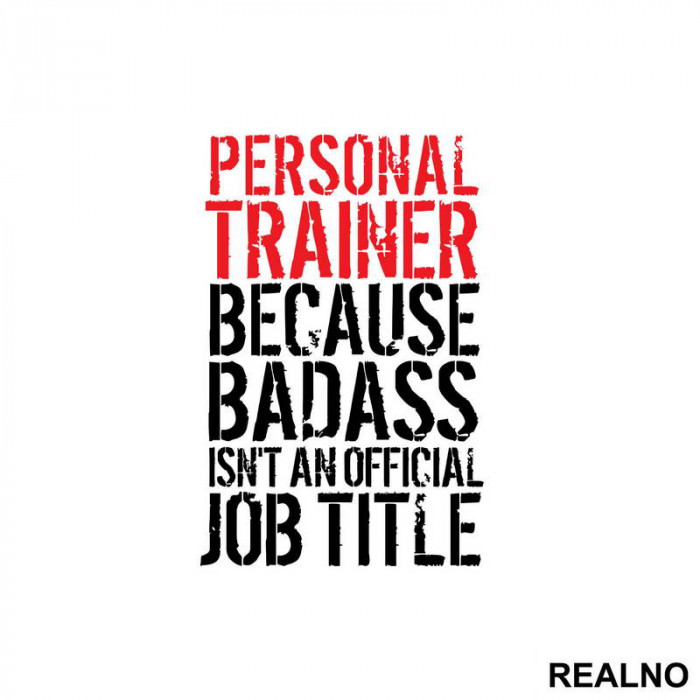 Personal Trainer - Trening - Nalepnica