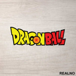 Text Logo - Goku - Dragon Ball - Nalepnica