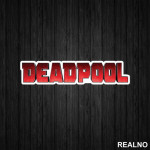 Metallic Logo - Deadpool - Nalepnica