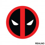 Circle Logo - Deadpool - Nalepnica