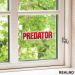 Logo - Predator - Nalepnica