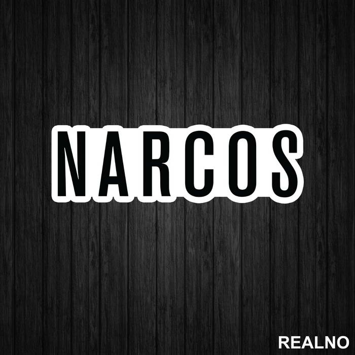 Logo - Narcos - Nalepnica
