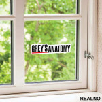 Logo - Grey's Anatomy - Nalepnica