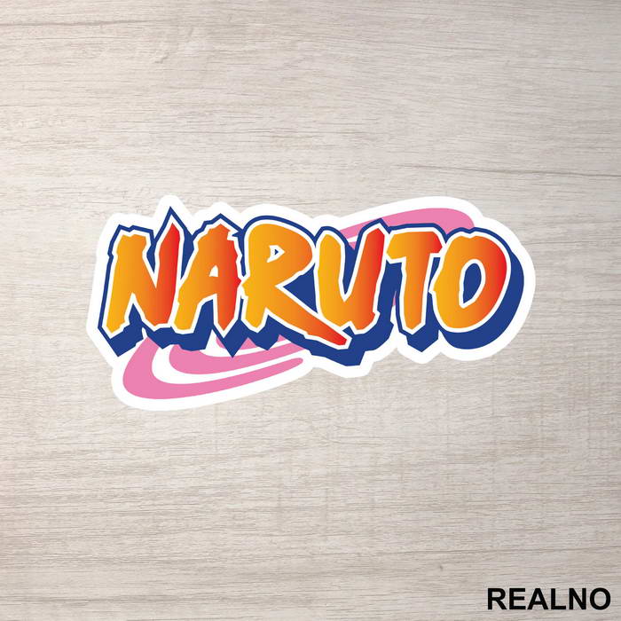 Anime Title - Naruto - Nalepnica
