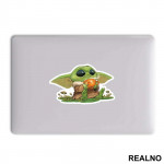 Baby Yoda Drinking Frog Tea - Yoda - Mandalorian - Star Wars - Majica
