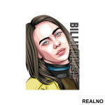 Portrait - Billie Eilish - Muzika - Nalepnica