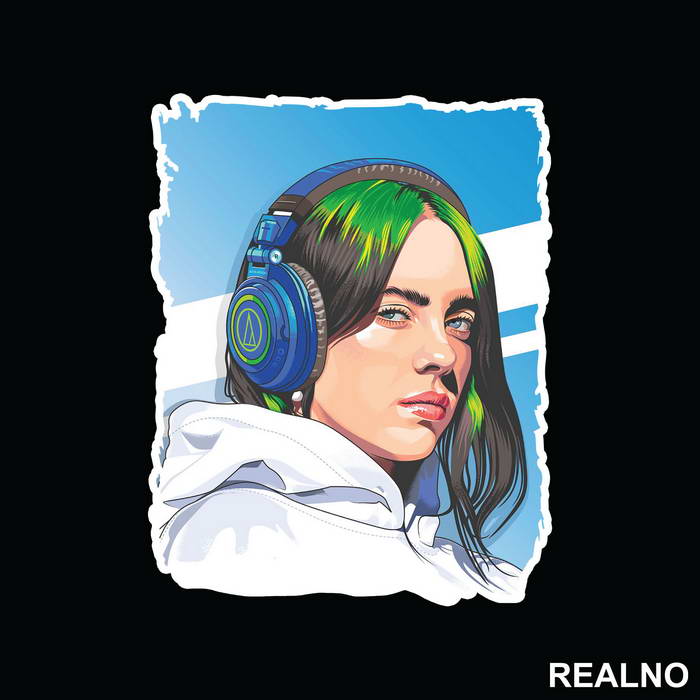 Blue Headphones - Billie Eilish - Muzika - Nalepnica