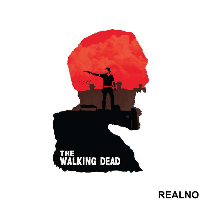 Inside Zombie Head - The Walking Dead - Nalepnica
