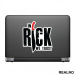 In Rick We Trust - The Walking Dead - Nalepnica